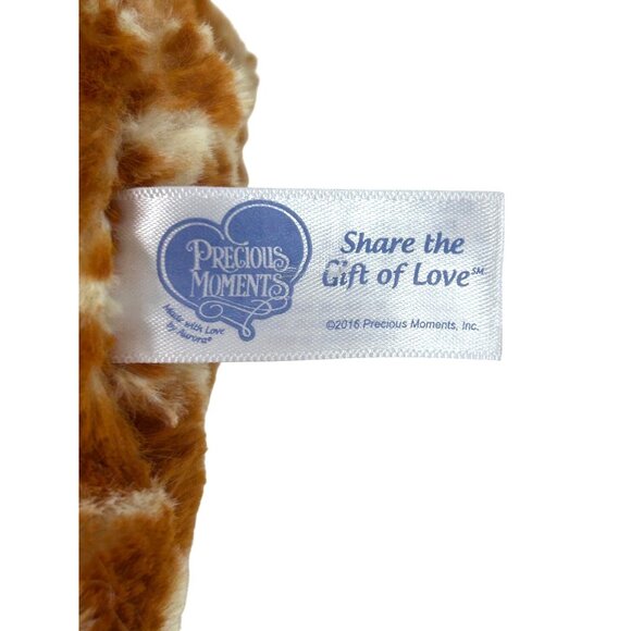 Raffle Giraffe Aurora World Plushie Beanbag Toy Stuffed Animal 9” Brown Cream - Picture 7 of 15